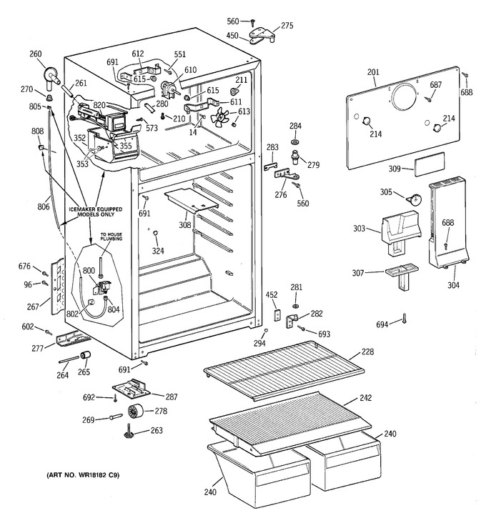 Diagram for CTX16WIBHRWW