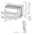 Diagram for 1 - Freezer Door