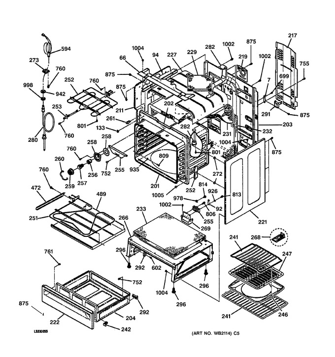 Diagram for JB960WB2WW