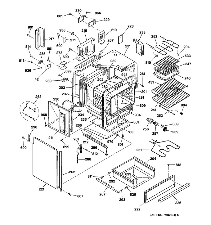 Diagram for JS960CB1CC