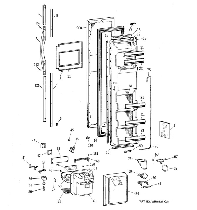 Diagram for TFX26CPDAWW