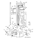 Diagram for 1 - Freezer Door