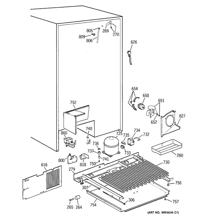 Diagram for TPX24BRDAWW