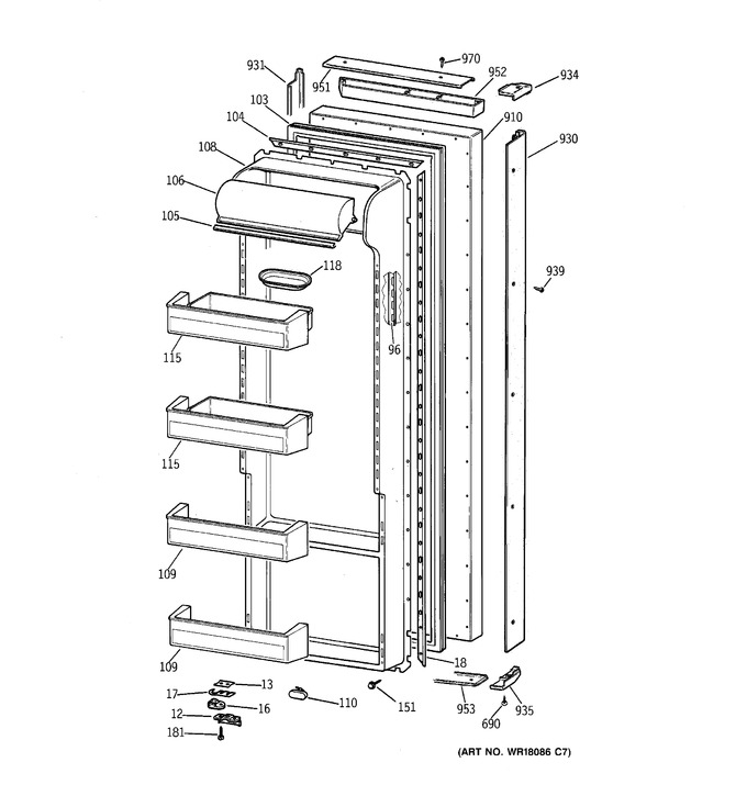 Diagram for TPG21BRDAWW