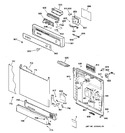 Diagram for 1 - Escutcheon & Door Assembly