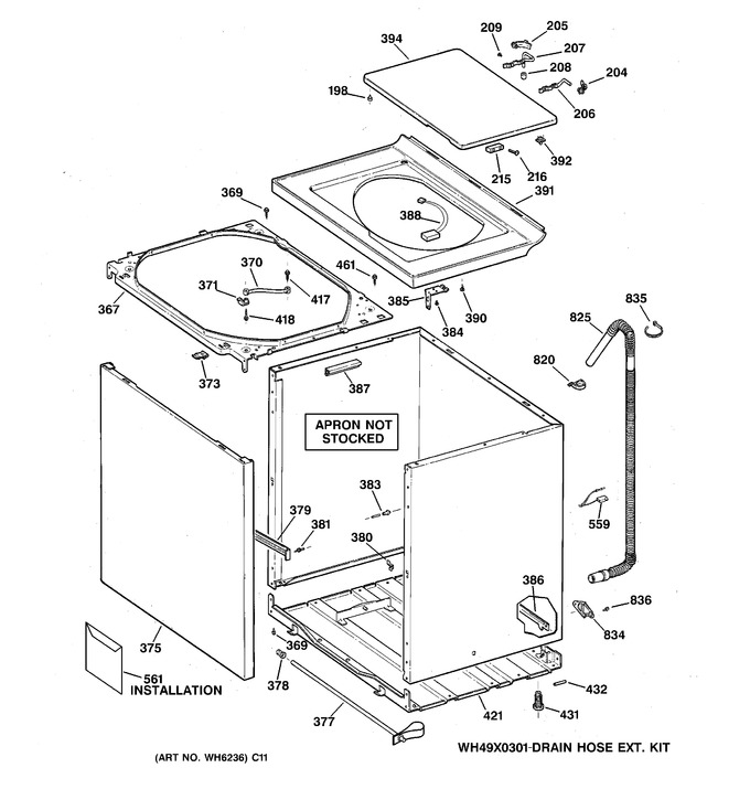 Diagram for VBXR1070W1AA