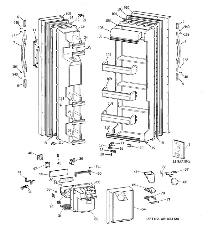 Diagram for CSX22BCBKWH