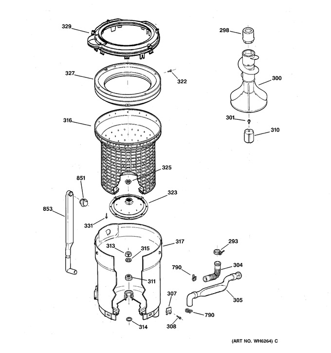 Diagram for WWSE3160A0WW