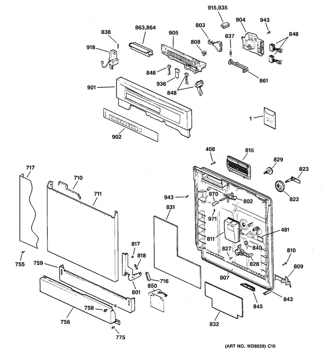 Diagram for GSD5610D01AA