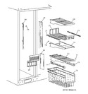 Diagram for 3 - Freezer Shelves