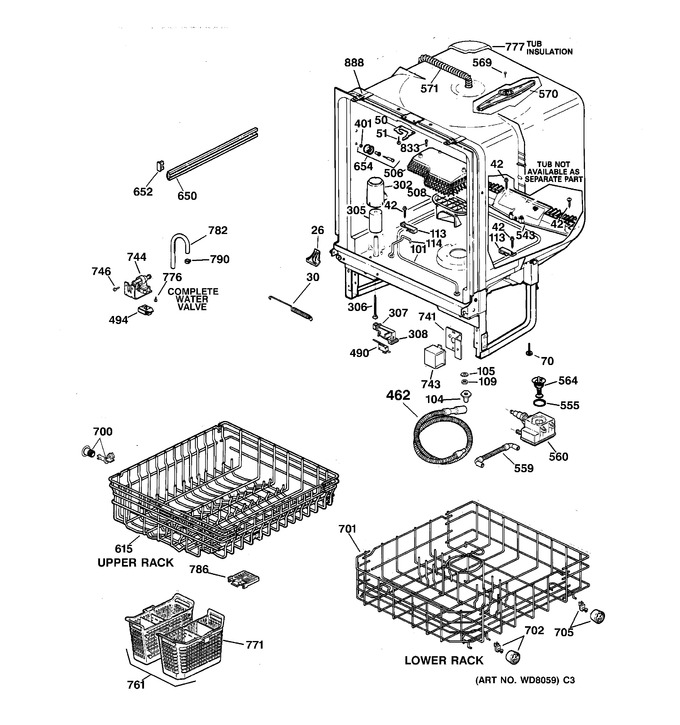 Diagram for GSD3725D01BB