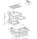 Diagram for 4 - Shelf Parts