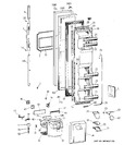 Diagram for 1 - Freezer Door