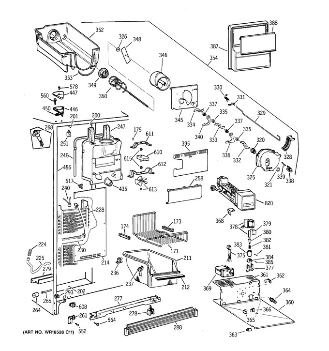 Diagram for TFX27PRBGAA