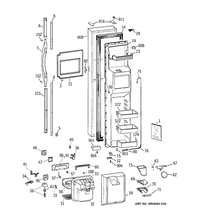 Diagram for TFX28PBBGWW