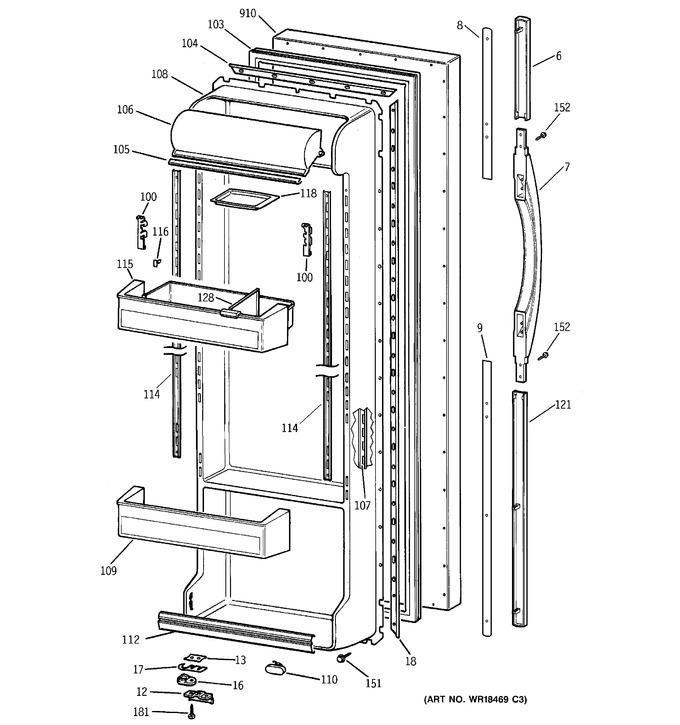 Diagram for TFX25CPCGAA