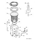 Diagram for 2 - Tub, Basket & Agitator