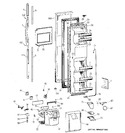 Diagram for 1 - Freezer Door