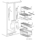 Diagram for 4 - Freezer Shelves