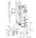 Diagram for 1 - Freezer Door