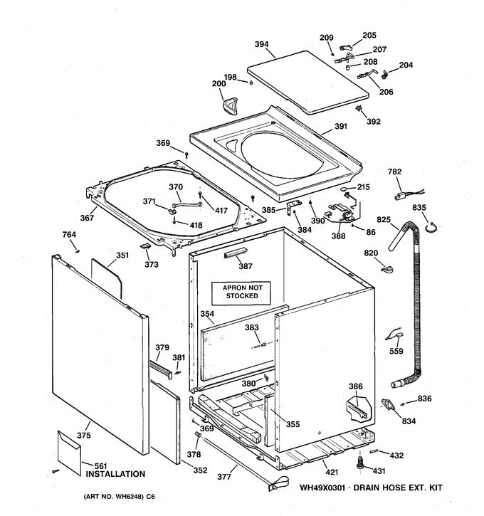 Diagram for LISR310CW1WW