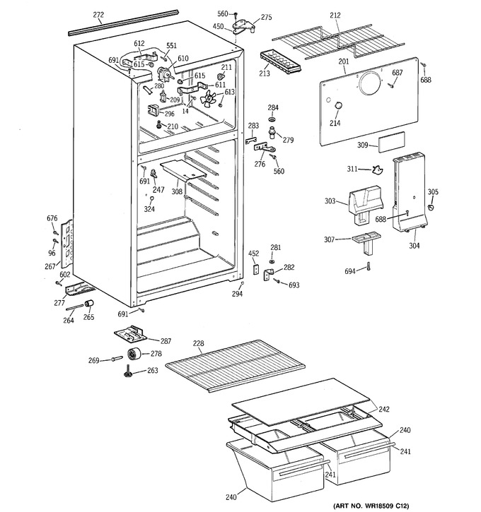 Diagram for CTZ16DACKRWW