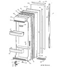 Diagram for 2 - Fresh Food Door