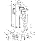 Diagram for 1 - Freezer Door