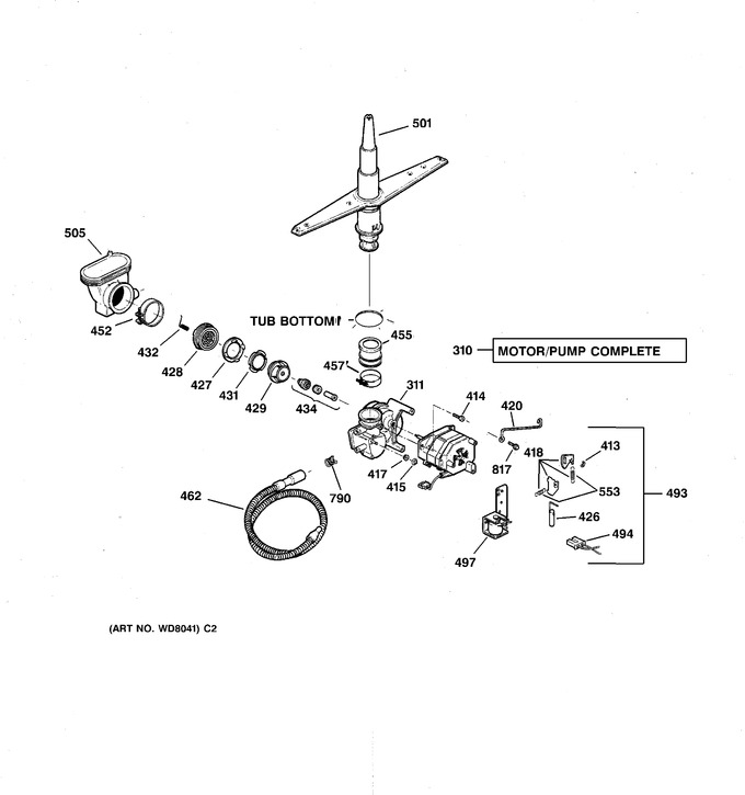 Diagram for GSD2625F00BB