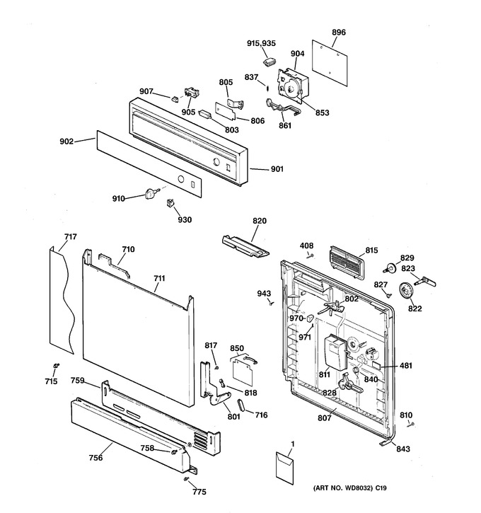 Diagram for GSD2325F00BB