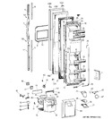 Diagram for 1 - Freezer Door