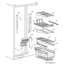 Diagram for 4 - Freezer Shelves