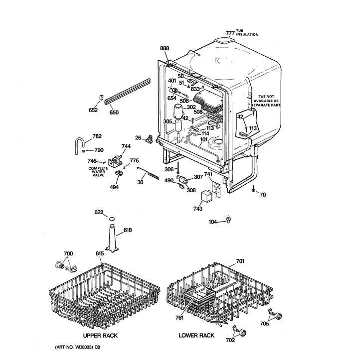 Diagram for GSD3230ZZ4WW