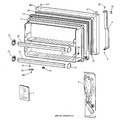 Diagram for 1 - Freezer Door