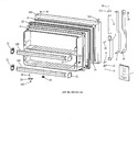 Diagram for 1 - Freezer Door