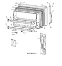 Diagram for 1 - Freezer Door