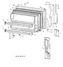 Diagram for 1 - Freezer Door