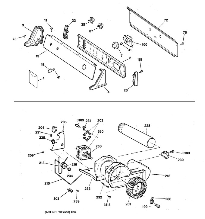 Diagram for NBXR453GV2WW