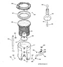 Diagram for 3 - Tub, Basket & Agitator