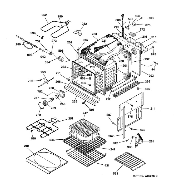 Diagram for JCKP18WA3WW