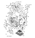 Diagram for 4 - Oven Body & Microwave Support