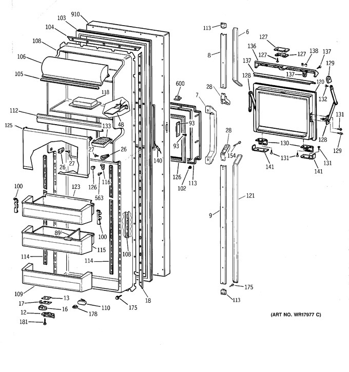 Diagram for TFXW27FRAWH