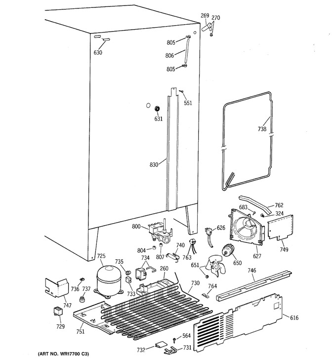 Diagram for TFXW27FRAWH