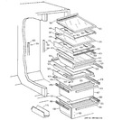 Diagram for 4 - Shelves & Drawers