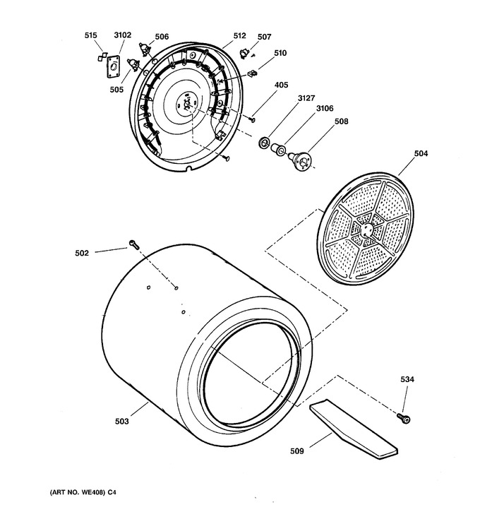 Diagram for DBXR453EA1AA