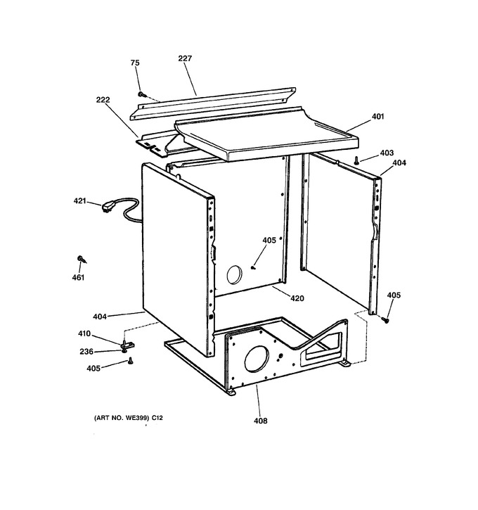 Diagram for DBB3300GA1WW