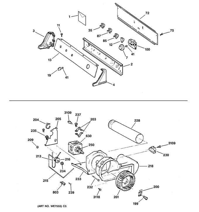 Diagram for DPXR473GW0WW