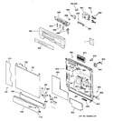 Diagram for 1 - Escutcheon & Door Assembly