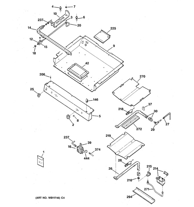 Diagram for RGB745WEA3WW