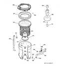 Diagram for 3 - Tub, Basket & Agitator